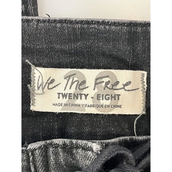 We The Free Womens High-Waisted Skinny Jeans Size 28‎ Black & Grey - Picture 5 of 7